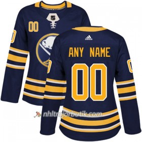 Dame Ishockey Buffalo Sabres Tröja med eget tryck Adidas 2017-2018 Marinblå Authentic